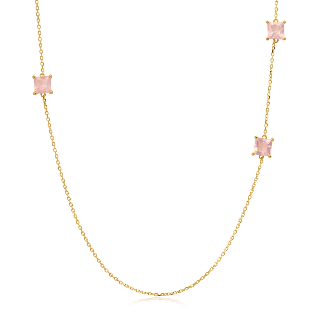 Discount 😀 Paige Novick 14K Yellow Gold 3 Stone Square Cut 5mm Gemstone Adjustable Brillo Chain 16 Inches to 18 Inches - 👩 women 🔔 1 Discount 😀 Paige Novick 14K Yellow Gold 3 Stone Square Cut 5mm Gemstone Adjustable Brillo Chain 16 Inches to 18 Inches - 👩 women 🔔