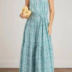 Best Sale ๐ Apiece Apart Saluda Tier Maxi ๐ Dress in Fauna Blue - ๐ฉ women โญ