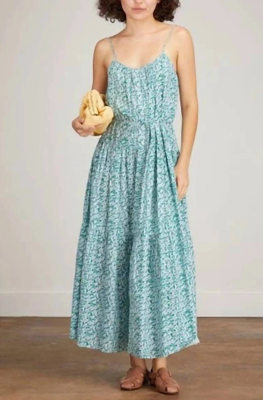 Best Sale 🔔 Apiece Apart Saluda Tier Maxi 👗 Dress in Fauna Blue - 👩 women ⭐ 1 Best Sale 🔔 Apiece Apart Saluda Tier Maxi 👗 Dress in Fauna Blue - 👩 women ⭐