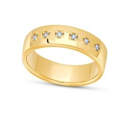 Outlet ⭐ Paige Novick 14K Yellow Gold 3 Stone Square Cut 5mm Gemstone Ring - 👩 women 🛒