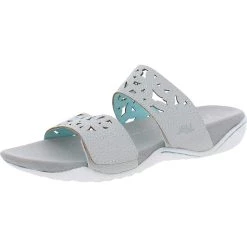 Best deal 🥰 JBU by Jambu Wildflower 👩 Womens Vegan Leather Perforated Sport 🩴 Sandals 🌟