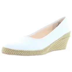 Best deal 🎉 Beacon Newport 👩 Womens Canvas Slip-On Wedge 👠 Heels 👍