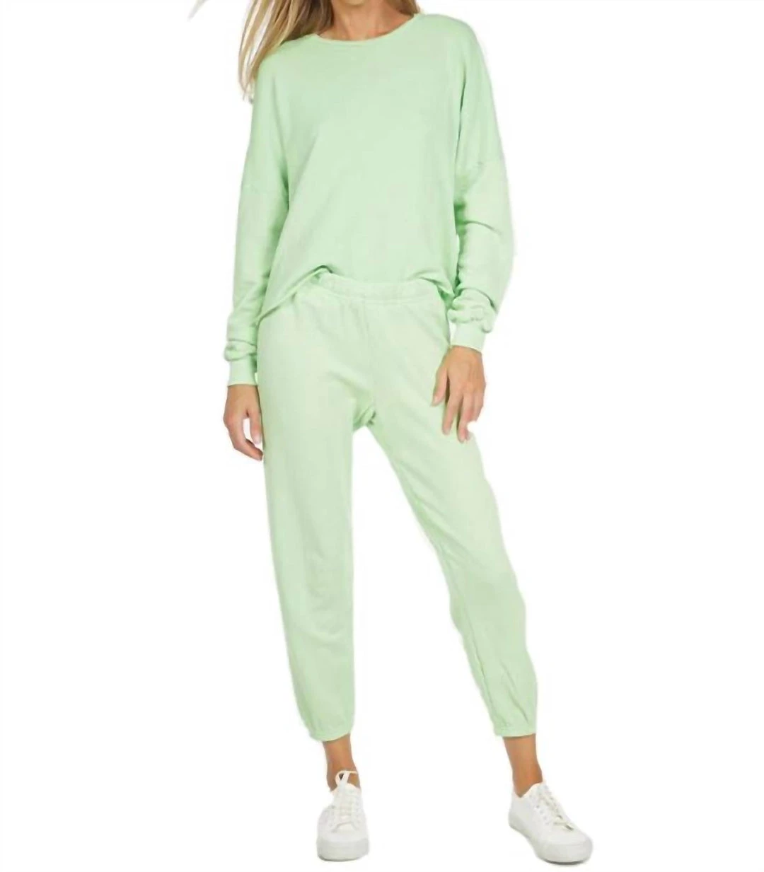 Wholesale ๐ Michael Lauren Travis Crop Pullover in Slime Green - ๐ฉ women ๐ 1 Wholesale ๐ Michael Lauren Travis Crop Pullover in Slime Green - ๐ฉ women ๐