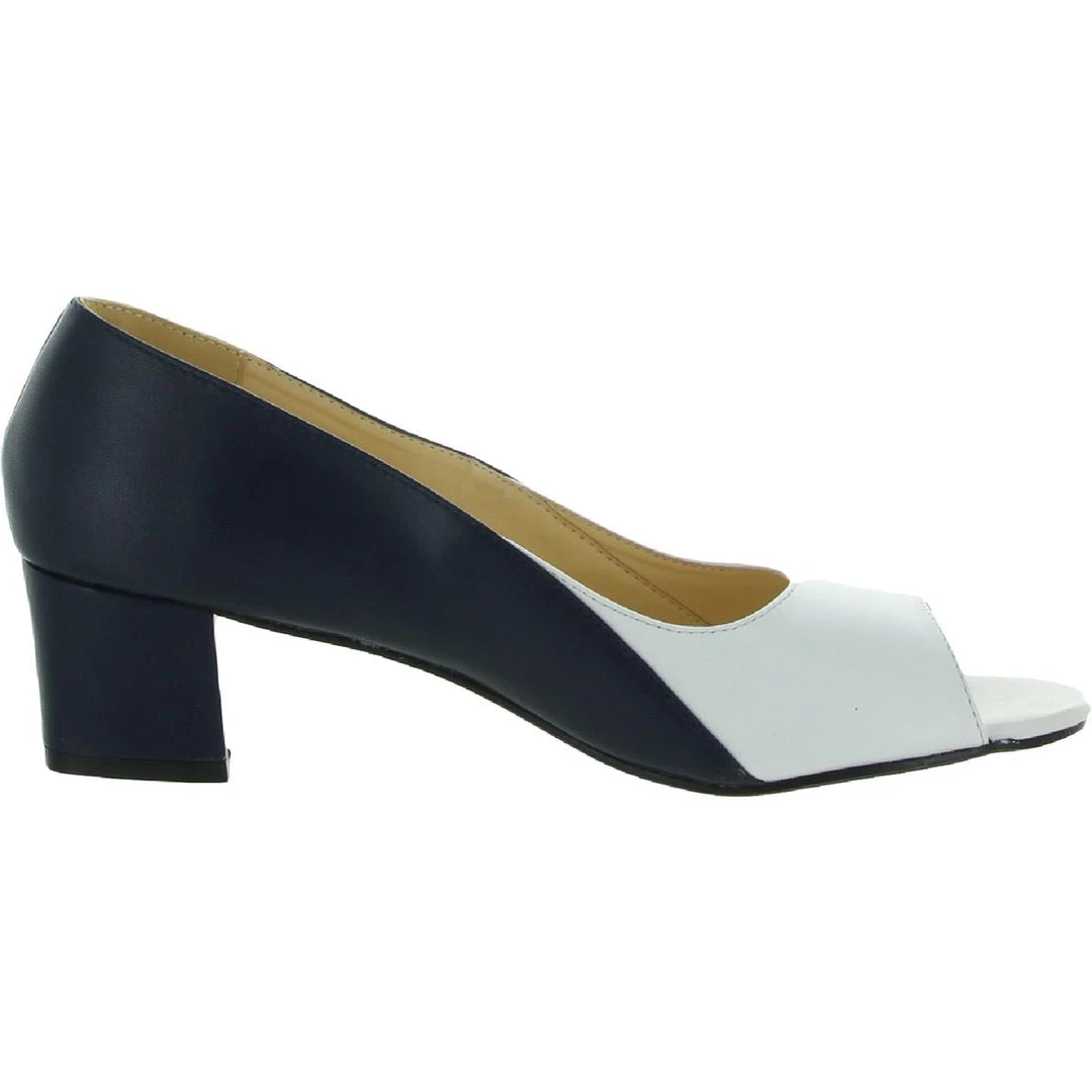 Wholesale π Beacon Lena π© Womens Leather Colorblock Peep-Toe π Heels π 2 Wholesale π Beacon Lena π© Womens Leather Colorblock Peep-Toe π Heels π - Image 2