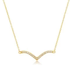 New 🥰 Paige Novick 14k Yellow Gold 20mm Curved Diamond Necklace - 👩 women 🌟