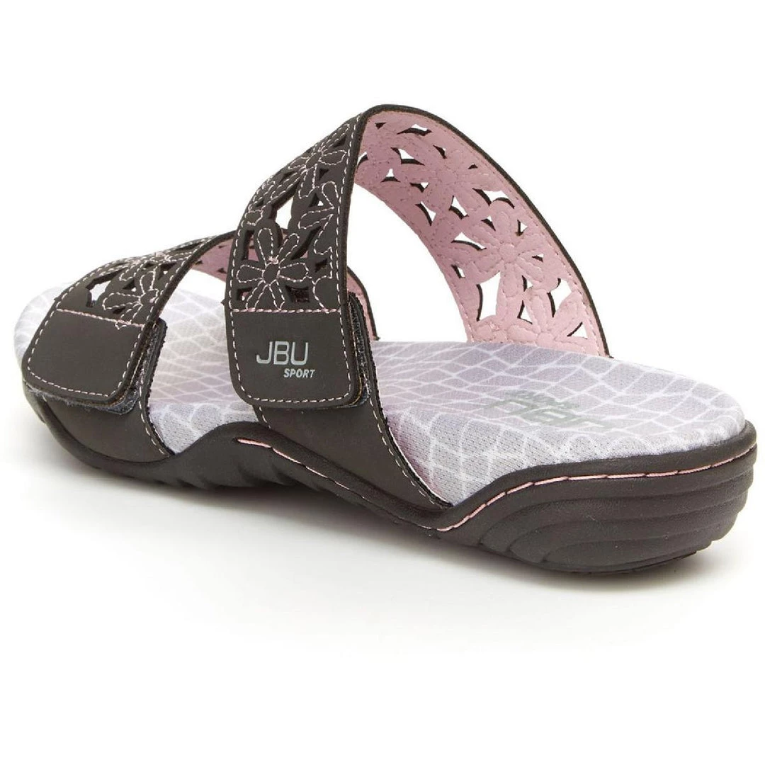 Outlet π₯ JBU by Jambu Spring 2020 π© Womens Faux Leather Slide On Flat π©΄ Sandals π 3 Outlet π₯ JBU by Jambu Spring 2020 π© Womens Faux Leather Slide On Flat π©΄ Sandals π - Image 3