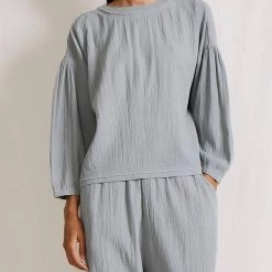 Brand new 😉 Apiece Apart Long Sleeve Delle Tee In Eucalyptus - 👩 women 😉