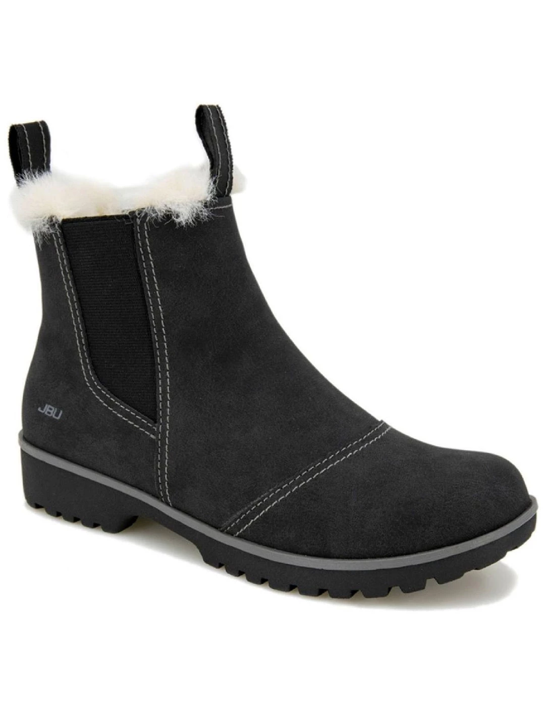 Budget 😍 JBU by Jambu Eagle Water Resistant 👩 Womens Faux Leather Faux Fur Lined Ankle 🥾 Boots 🔔 1 Budget 😍 JBU by Jambu Eagle Water Resistant 👩 Womens Faux Leather Faux Fur Lined Ankle 🥾 Boots 🔔
