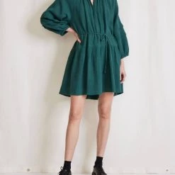 Deals ✔️ Apiece Apart Laguna Mini 👗 Dress in Deep Forest - 👩 women ✔️