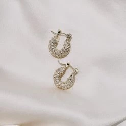 Promo 🔔 HEYMAEVE Snowdrop Small Hoops - 👩 women ⭐